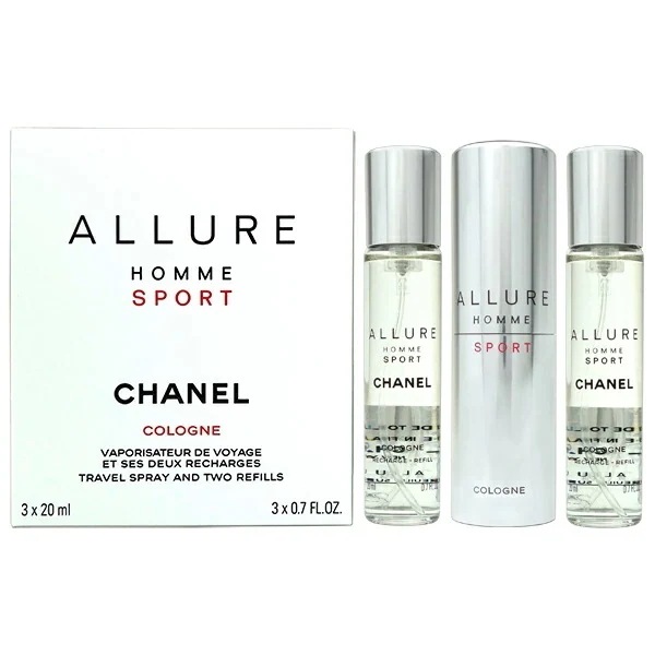 アリュール オム スポーツ コローニュトラベルスプレー EDT 20ml3Allure Homme Sport Cologne Travel Spray【香水 ギフト メンズ