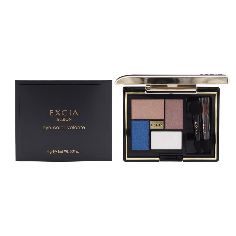 エクシア アイカラー ヴォロンテ 06 カルム ソワレ 6g アイシャドウ ブラシ付き チップ付き[ギフトラッピング対応]