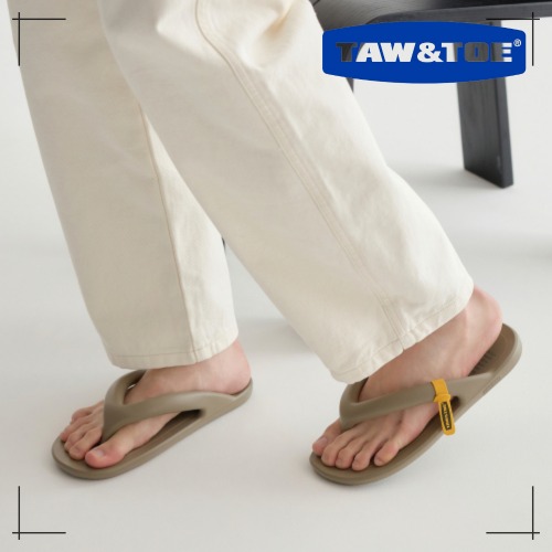 TOW&TAW サンダル Zerovity FLAT マッドカーキ 草履 韓国人気