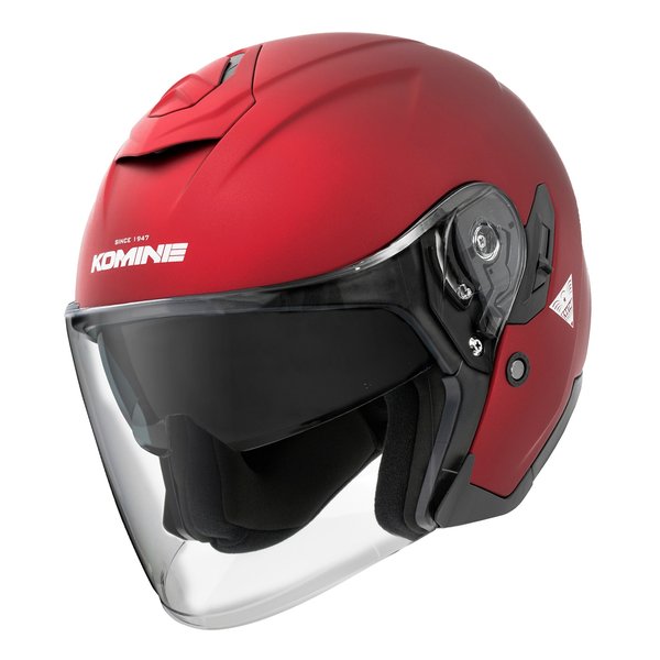 バイク用 FL コンポジット FRP ジェットヘルメット マットメタルレッド/XLサイズ HK-172/Mat Metal Red/XL