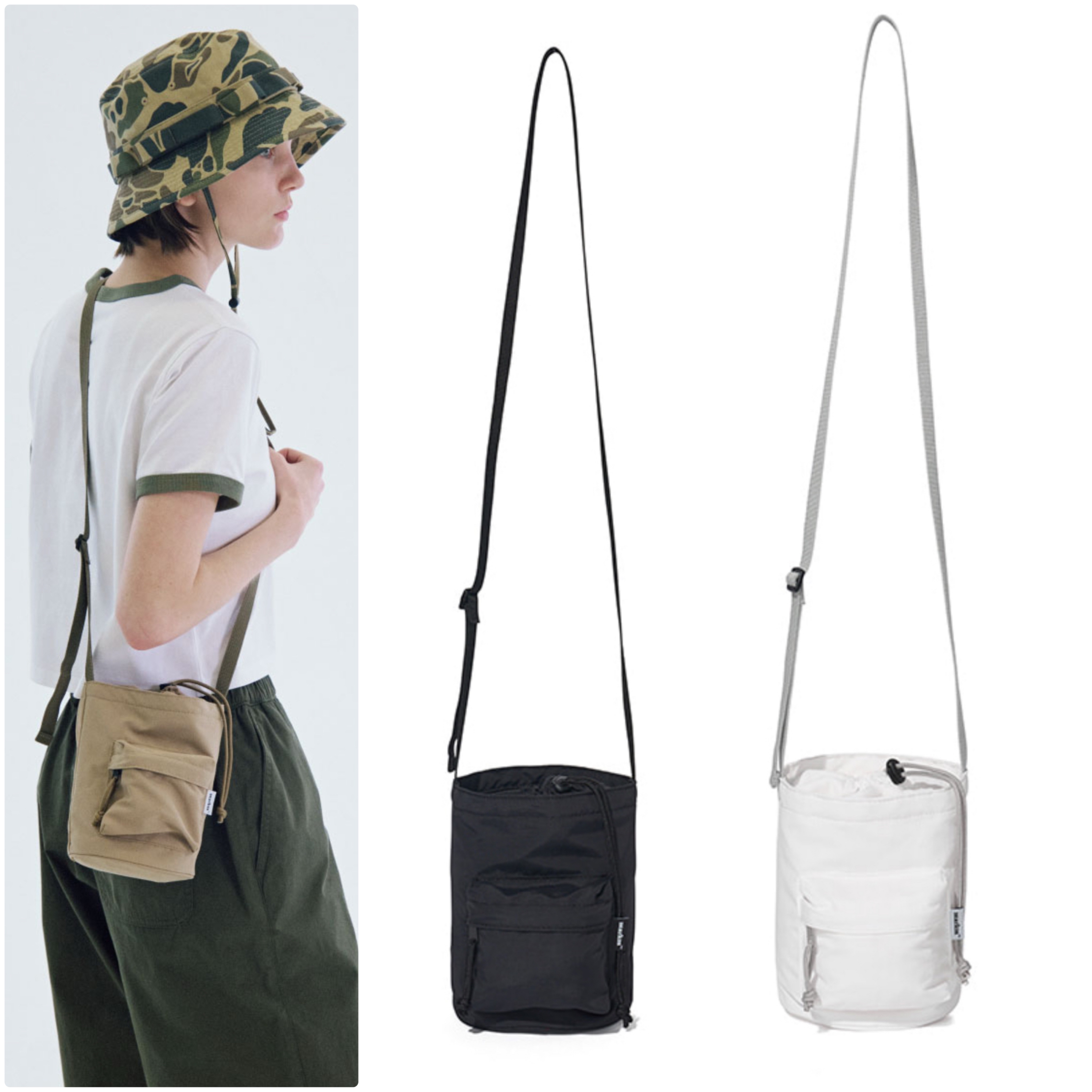 NYLON BUCKET BAGショルダーバッグ