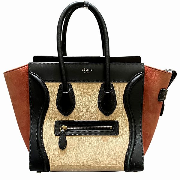 セリーヌ ラゲージ マイクロショッパー バッグ ハンドバッグ レディース 【中古】