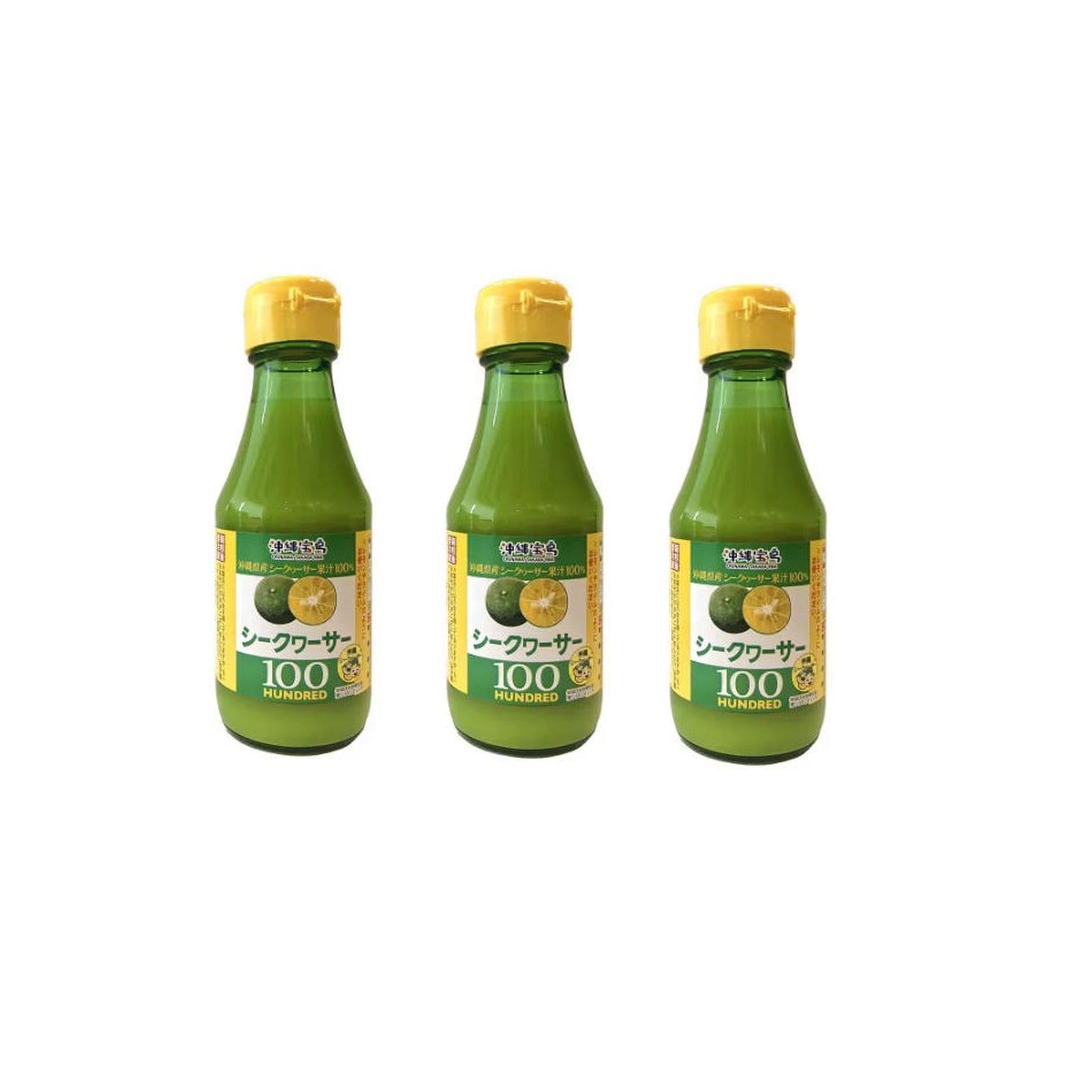 沖縄宝島 沖縄県産シークヮーサー 果汁100％ 150ml×3個 ノビレチン クエン酸 沖縄県産 原液