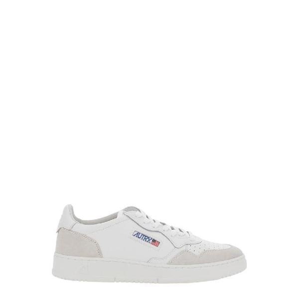 ホワイトレザー スニーカー AULMLS30WHITEWHITE