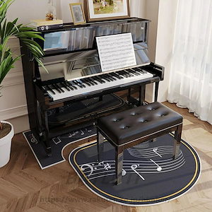 アップライトピアノ用フロアマット防音ラグ防音マット吸水性電子ピアノカーペット敷物滑り止め大工場製造