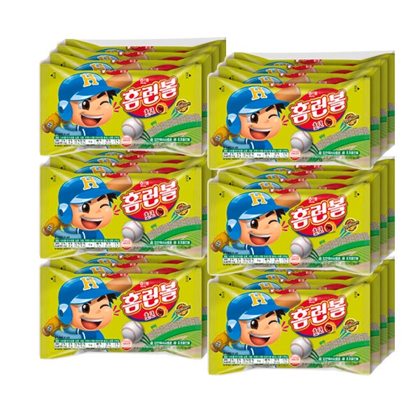 ヘテ製菓 ホームランボール チョコ 4バンドル 164g 6本