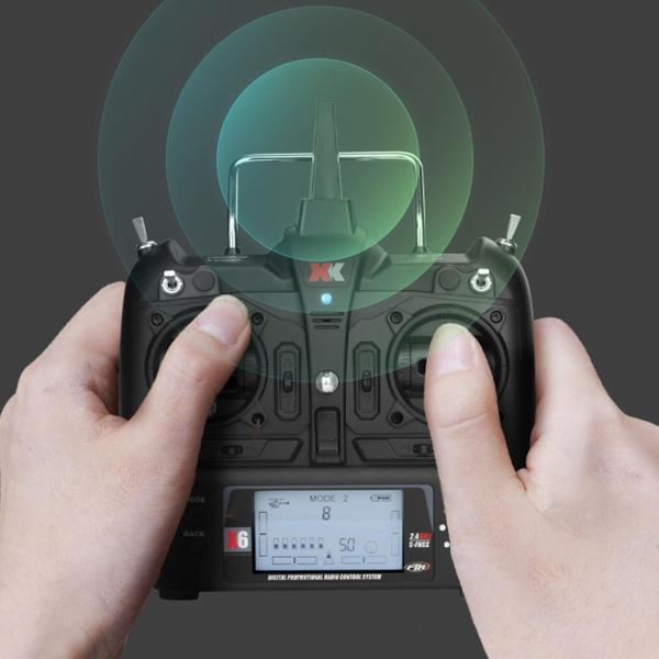 Wltoys XK K100 K123DIYアクセサリ用のXKX6トランスミッターコントローラーのアップグレード