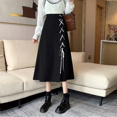 スカート ボトムス ミニスカート ロングスカート フレアスカート ミニ ミニ丈 ショート ショート丈 ロング ロング丈 フレア Aライン リボン ハイウエスト かわいい 大人可愛い 大人 上品