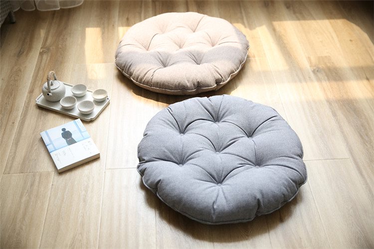 お急ぎください早い者勝ち 綿とン 布団 快適である クッション レトロ 肥厚 怠惰な風 布製 円形 バルコニー 窓用窓 畳 窓枠 大人気 床 瞑想 カジュアル