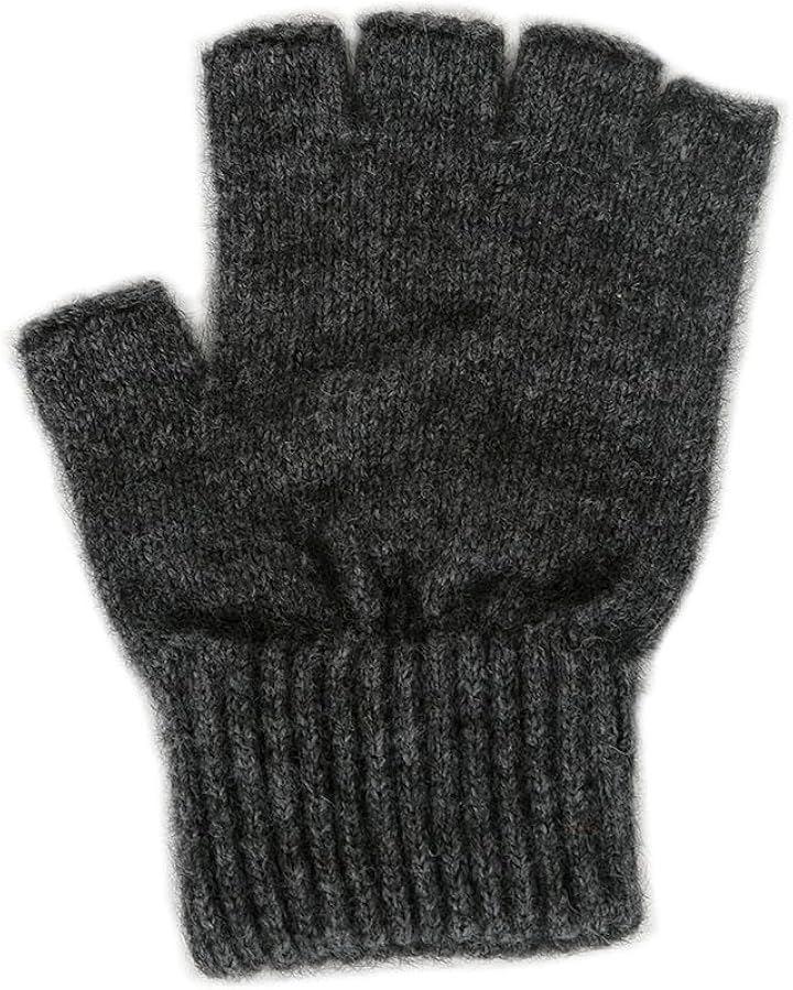 ポッサムメリノ 手袋 オープンフィンガーグローブ 防寒 防風 保温グローブ スマホ対応 男女兼用 暖かい ふわふわ ウール手袋 自転車 バイク アウトドア 秋( チャコール, L) 6,089円
