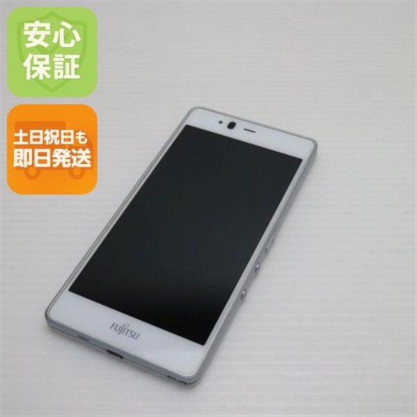 超美品 SIMフリー arrows M04 White スマホ 富士通 SIMフリー 200