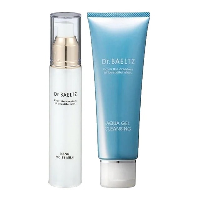 [国内正規品]ナノモイストミルク 50ml とアクアジェルクレンジング 130g のセット スキンケアコフレ　もっちり　弾力肌　ヒト型セラミドベース　メイク落とし　洗顔　一度　敏感肌