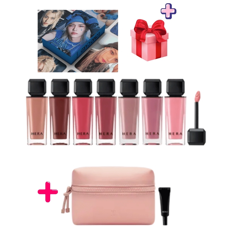 2025 新しいアンバサダーストレイキッズ フィリックス「センシュアルヌドグロス」 全8色/traykids フィリックス ポッカ&ポーチ&リップセラムをプレゼント