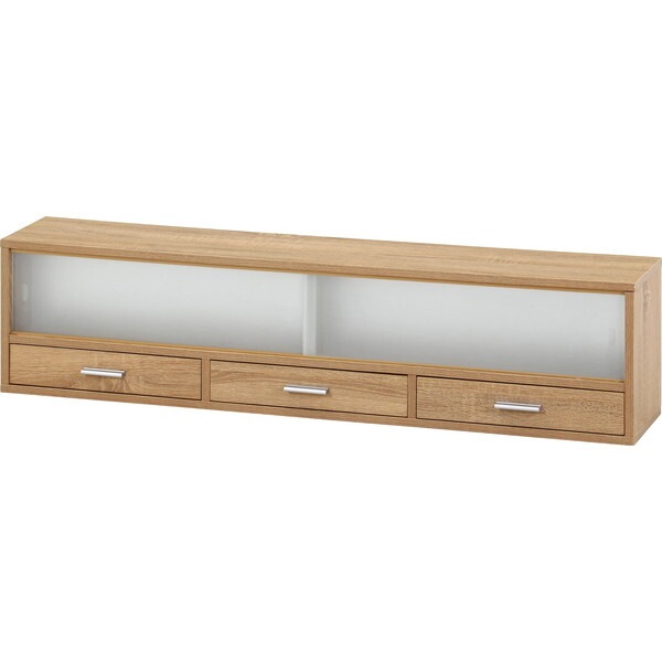 不二貿易 52186 カウンター上収納サージュ 120幅 NA ナチュラル