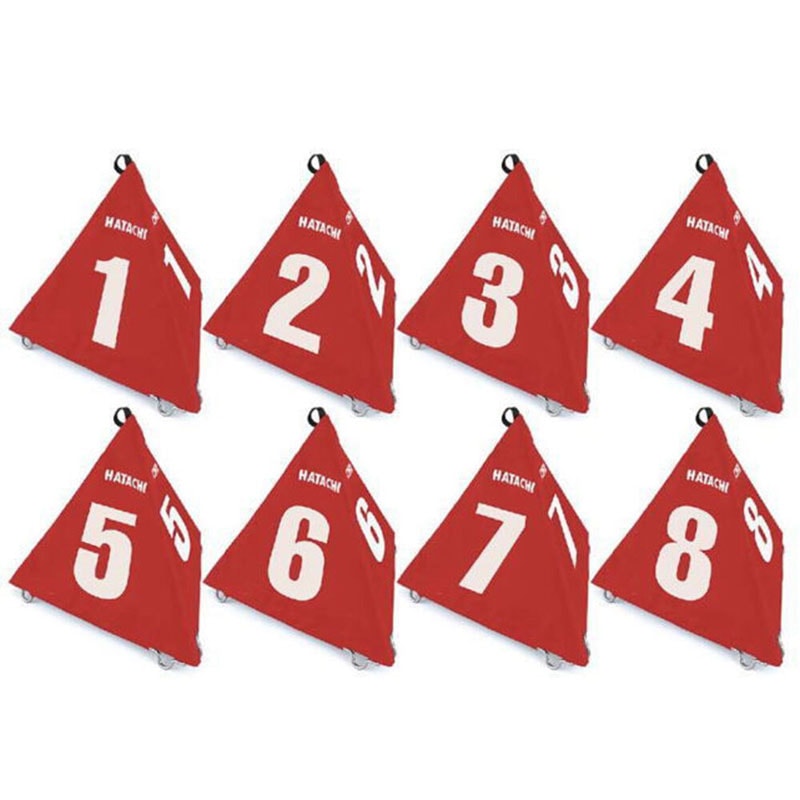 BIGさんかく表示板8枚ホールセット ゴルフ 施設備品 その他施設備品 (BH4210S)