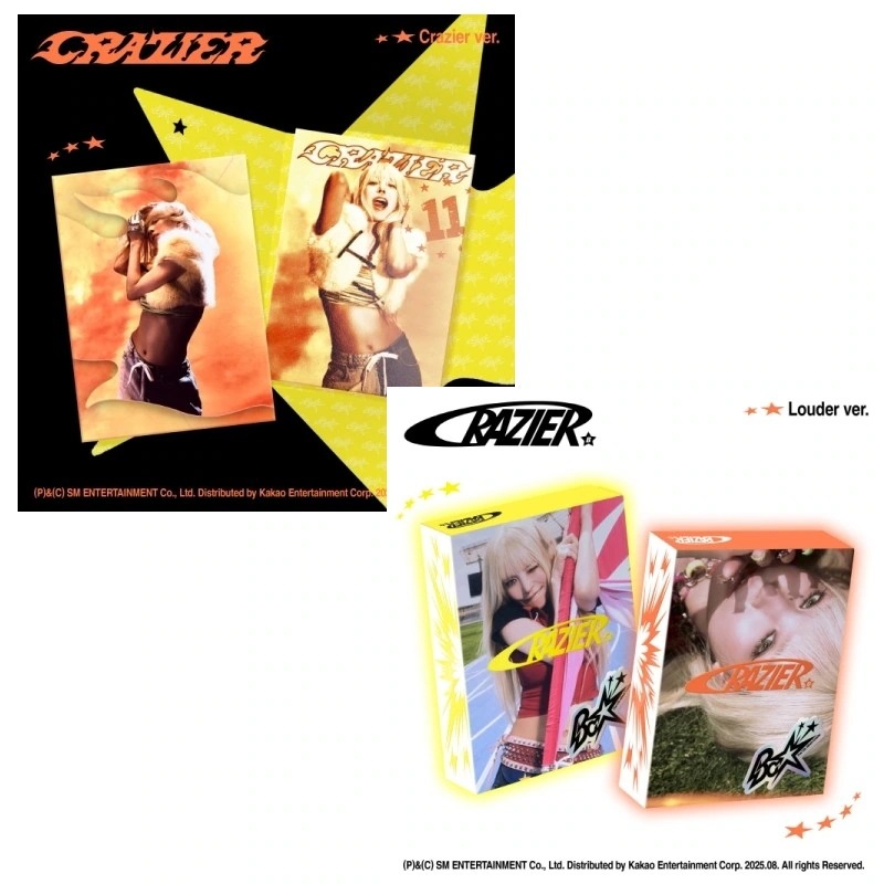 [MEGA] [3種セット] (Louder Ver.+Crazier Ver.) BoA 11th Album [Crazier]