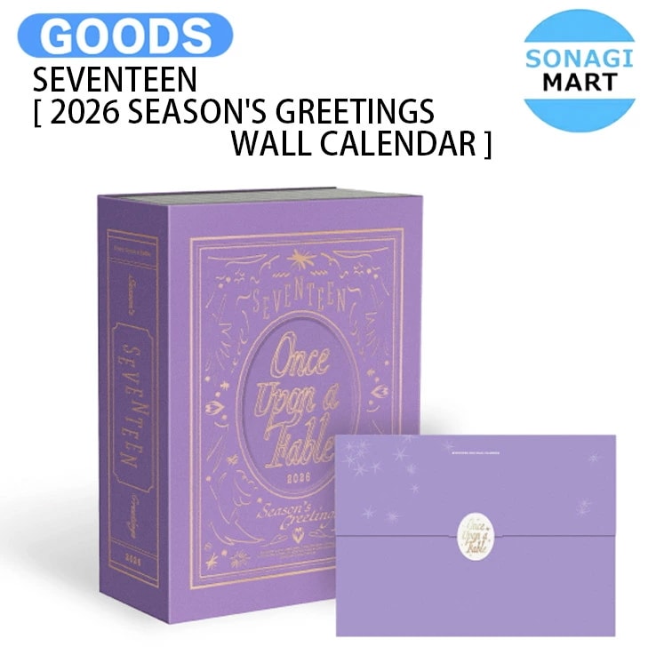 国内発送 [当店限定特典付] SEVENTEEN [ 2026 SEASONS GREETINGS WALL CALENDAR ] / 公式グッズ / 予約商品