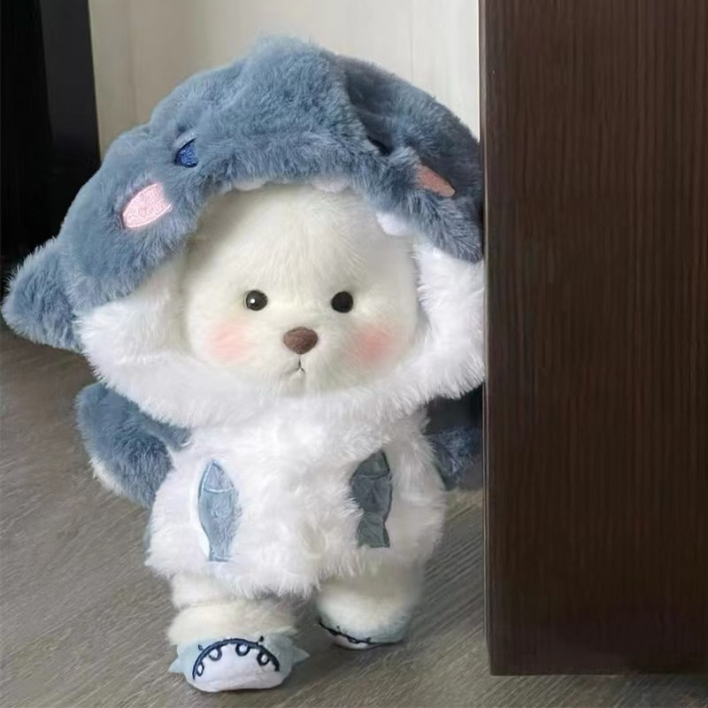 手作り人形　ぬいぐるみ　パンダ　くまテディベア30cm　贈り物ギフト　プレゼント　テディベア人形ドレッシングクマぬいぐるみかわいいぬいぐるみホリデーギフ (30cm)　着せ替え ぬいぐるみ 用服