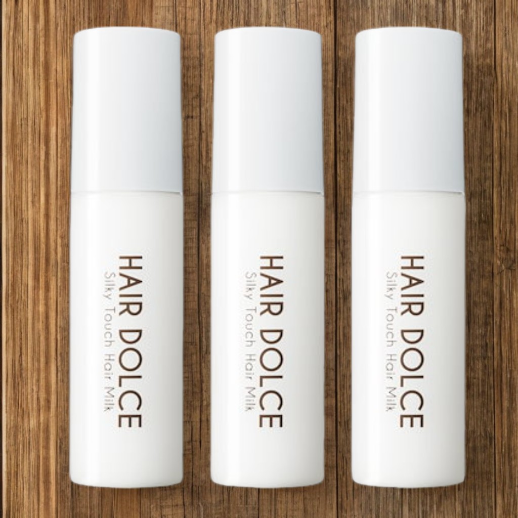 HAIR DOLCE ヘアドルチェ シルキータッチ ヘアミルク 【 100mL × 3本 セット 】 フローラル ムスク の香り 傷んだ髪 ダメージ補修 ダメージケア トリートメント サロン級 補修成