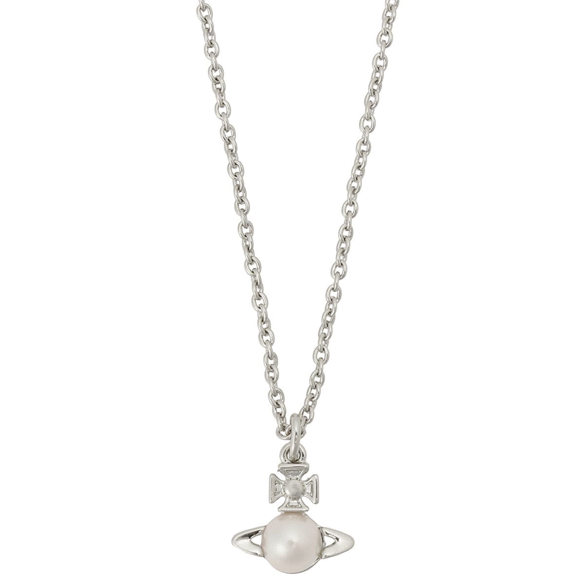 ネックレス ペンダント アクセサリー 63020323-02P118 CN anvv00435l BALBINA オーブ シルバー+パールホワイト