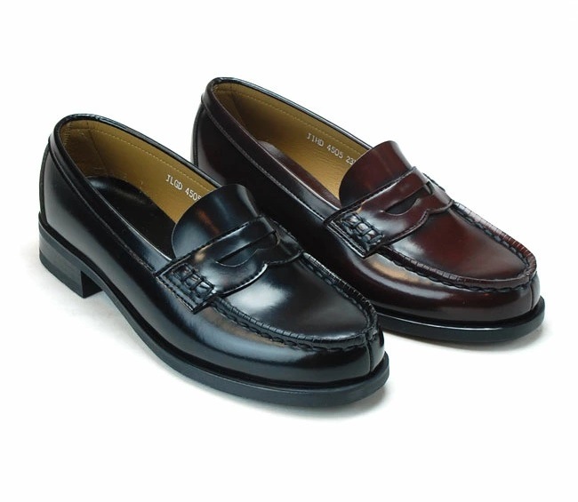 レディース ローファー 学生 日本製 3E 通勤 通学 靴 4505