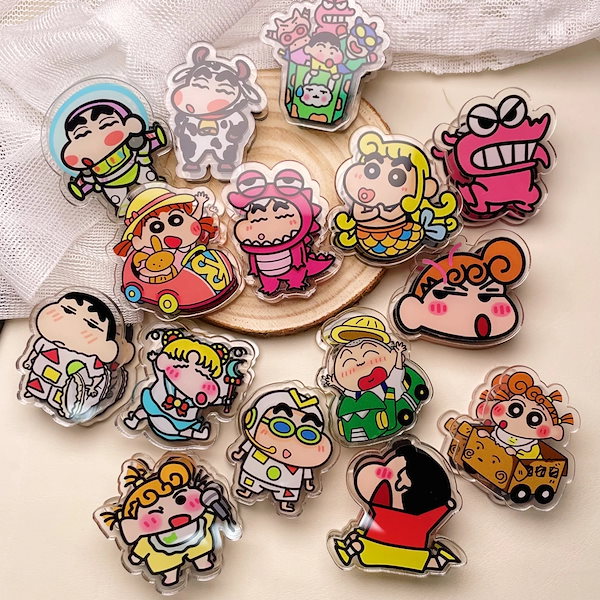 Qoo10] クレヨンしんちゃん両面アクリルクリップ試