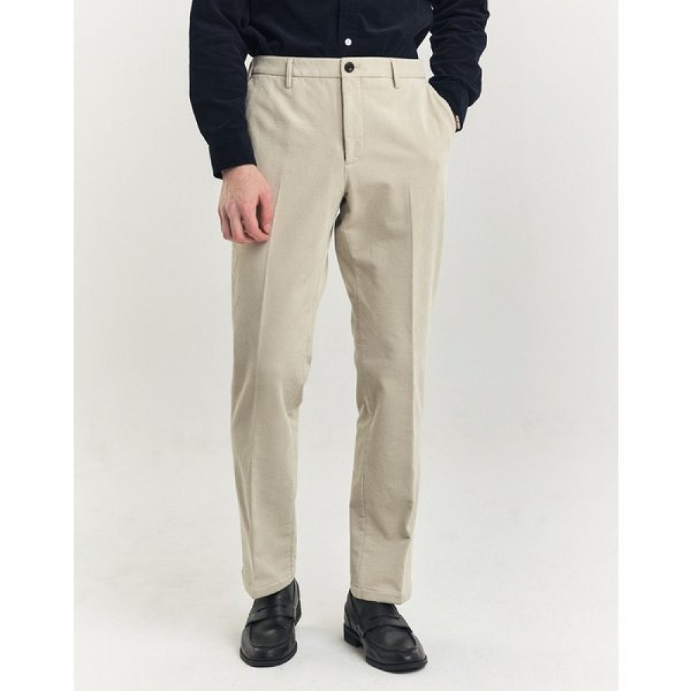 STRAIGHT クリームモールスキン起毛パンツ HZPA4D404CR