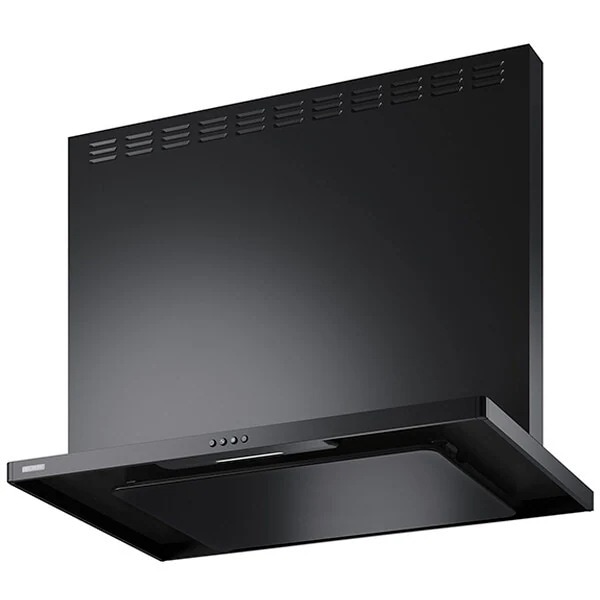 ASR-3A-9027LBK ブラック スタンダード レンジフード 間口900mm 高さ700mm 左排気 前幕板付属横幕板別売