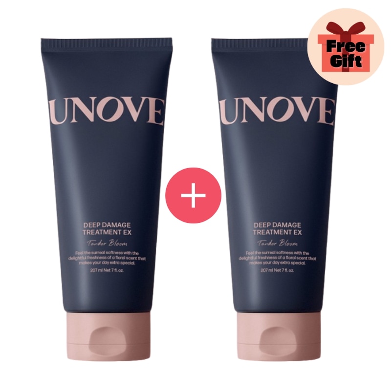 [1+1]ディープダメージトリートメントEX 207ml, 2個(テンダーブルームorウォームペタル 選択1)/トリートメント/韓国ヘアケア/栄養供給