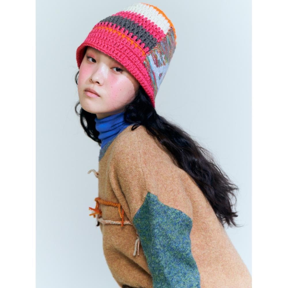 MISU A BARBE SKIER BUCKET ORANGE