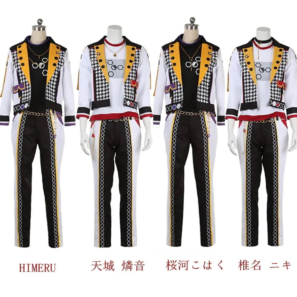 あんさんぶるスターズ 椎名 燐音 HIMERU Crazy:B 天城 Ensemble コスチューム期間限定30％ Stars ニキ ユニットソングCD コスプレ衣装 桜河こはくパーティーイベント