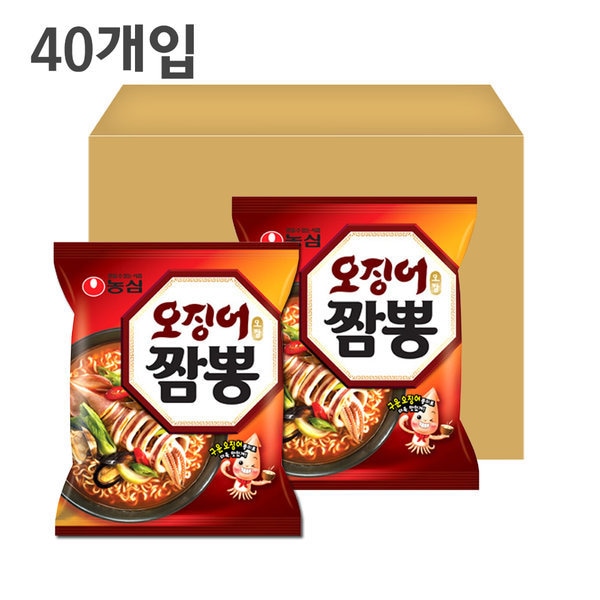 イカ·即席麺入り海鮮辛ラーメン