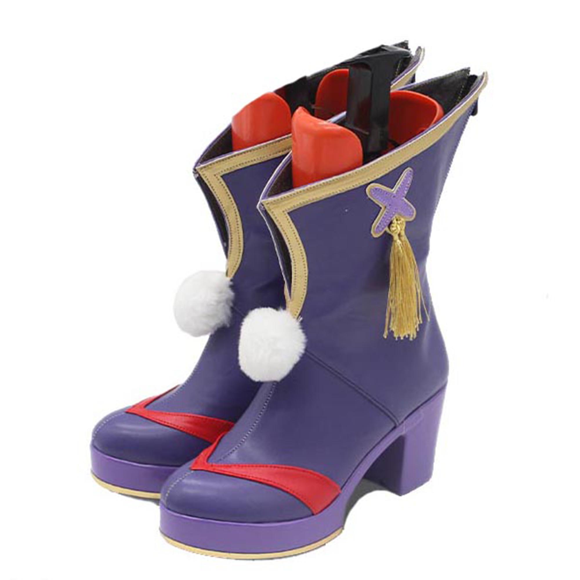 トウカイテイオー 秋衣装 紫雲の夢見取り ウマ娘 プリティーダービー コスプレ 靴 ブーツ コスプレ靴 コスプレブーツ カスタマイズ可能 1017054