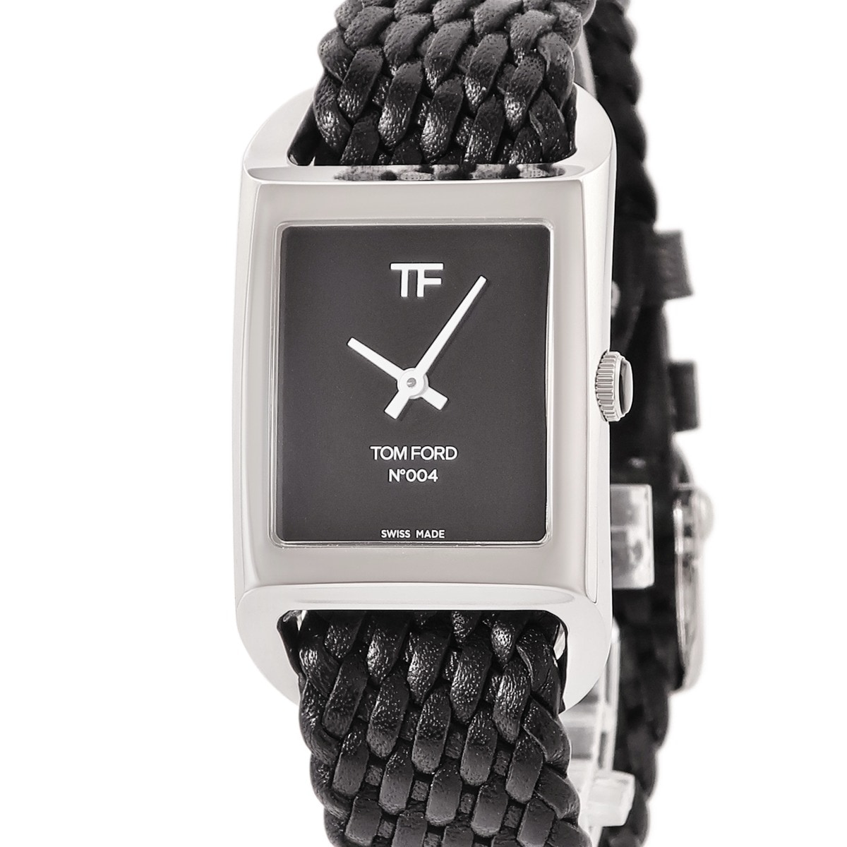N.004 リサイクルスチール ブラックダイアル TF0120256687 クオーツ メンズ 未使用 黒 3年保証