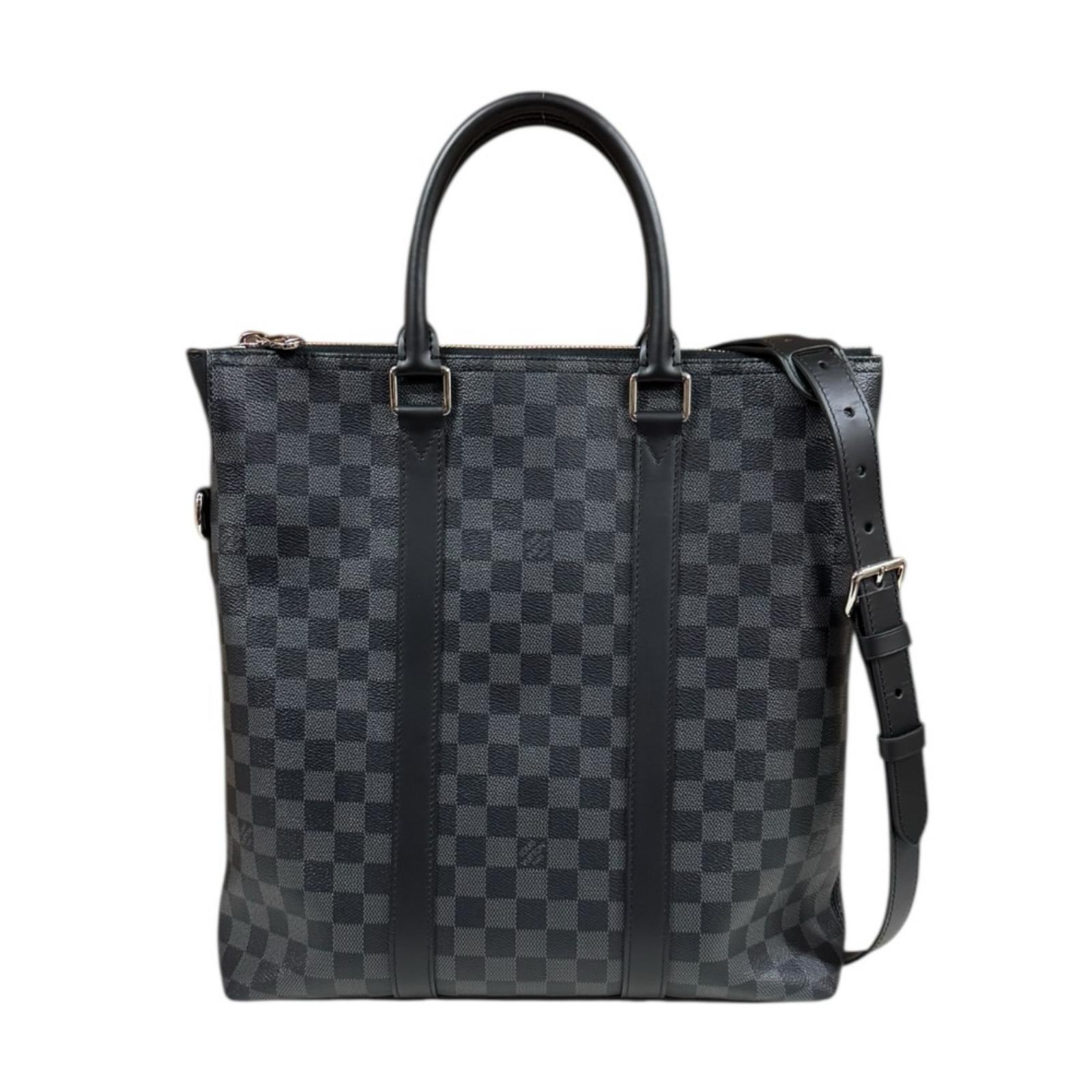 ルイヴィトン アントン トート ダミエグラフィット ショルダーバッグ ダミエグラフィットキャンバス N40000 ブラック LOUIS VUITTON 中古 美品