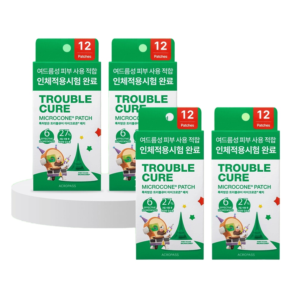 [アクロパスXブレッド理髪店] トラブルキュア 12パッチ 12枚4個