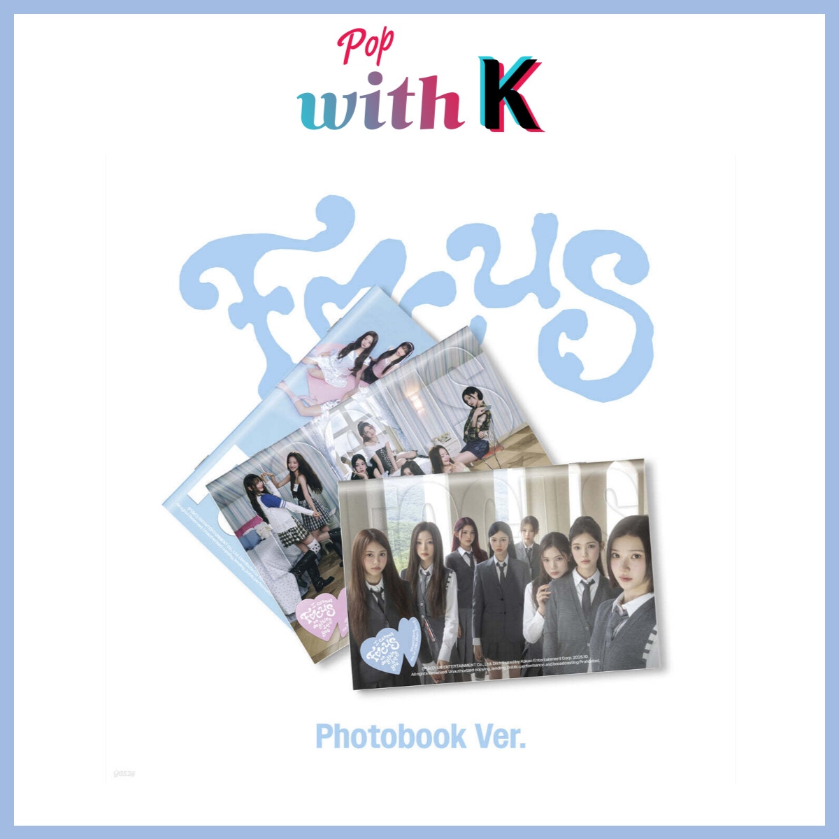 (SET) Hearts2Hearts - FOCUS / 1st Mini Album (Photobook ver.)