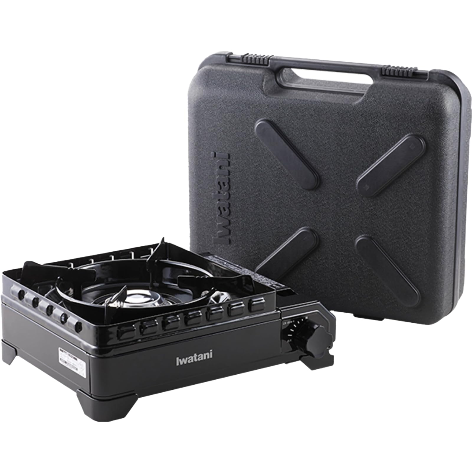 Iwatani イワタニ 岩谷 カセットコンロ カセットフー タフまる ケース付き キャンプ アウトドア BBQコンロ 停電対策 ブラック 日本製 CB-ODX-1-BK