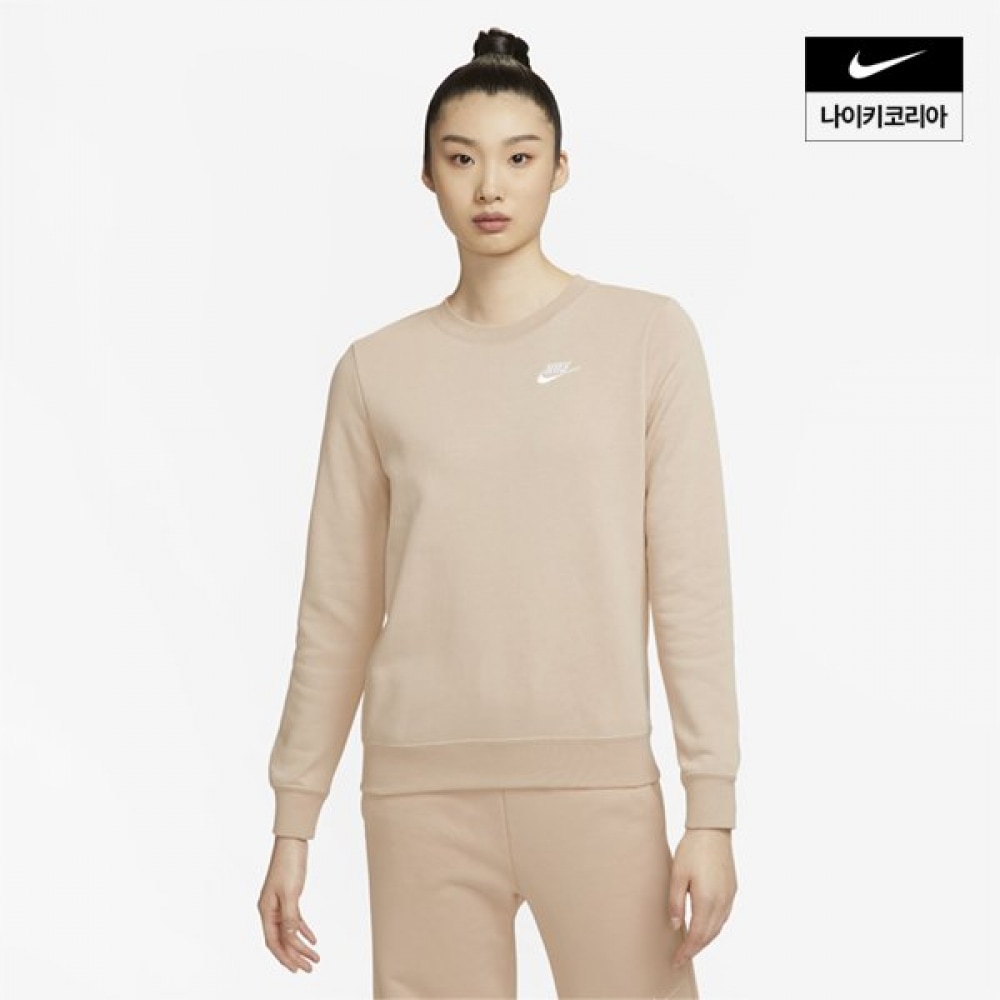 女性用ナイキスポーツウェアクラブフリースクルーネックスウェットシャツ DQ5474-126 7,532円
