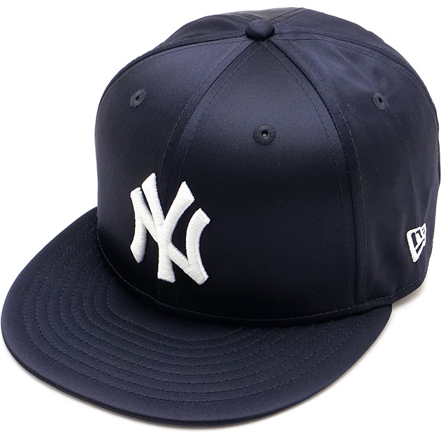 CAP 59FIFTY サテン ニューヨーク・ヤンキース [14668123] 5950 SATIN NEYYAN メンズ・レディース 帽子 ネイビー 正規取扱店