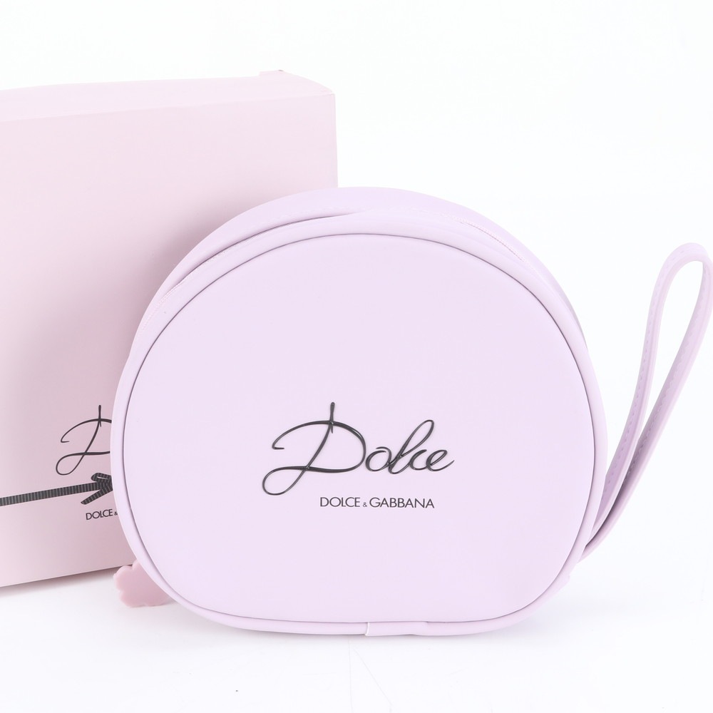 極美品 D&G ドルガバ メイク アクセサリー 小物入れ ポーチ レディース REE DM13-8 中古