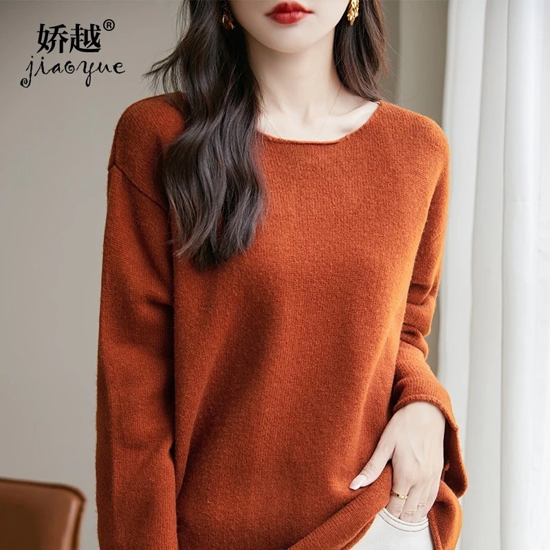 ウールルーズレイジースタイルレディース前後二着ファッションケープファッション単品ニットラウンドネックトップ