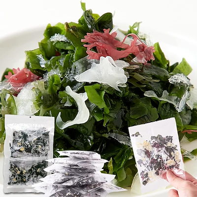 他サイト： 天然生活 ふえる海藻 30包 海藻サラダ ザル不要 小分け サラダ 簡単調理 時短の商品画像