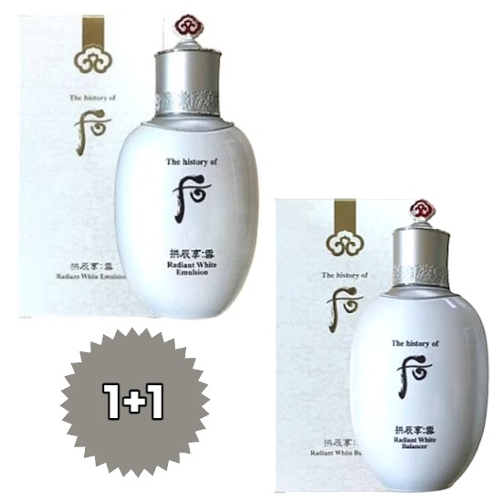 [1+1]拱辰享(ゴンジンヒャン):雪 美 白バランサー 150mL/ローション 110mL 7,299円