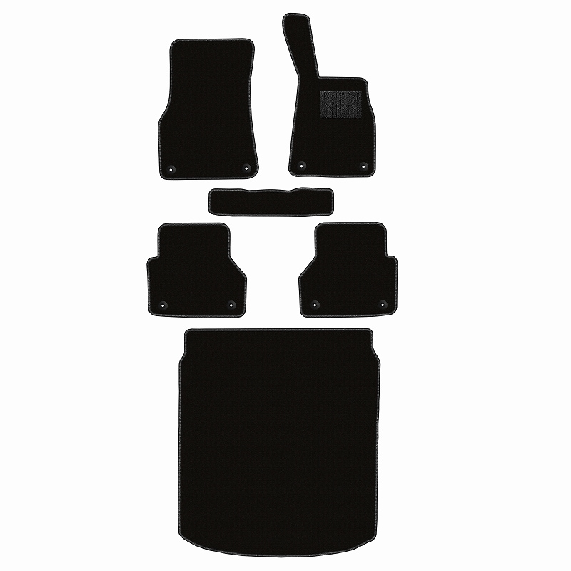 アウディ 新型 A6(C8) F2D系 フロアマット + トランクマット(ラゲッジマット) [16色から選択]