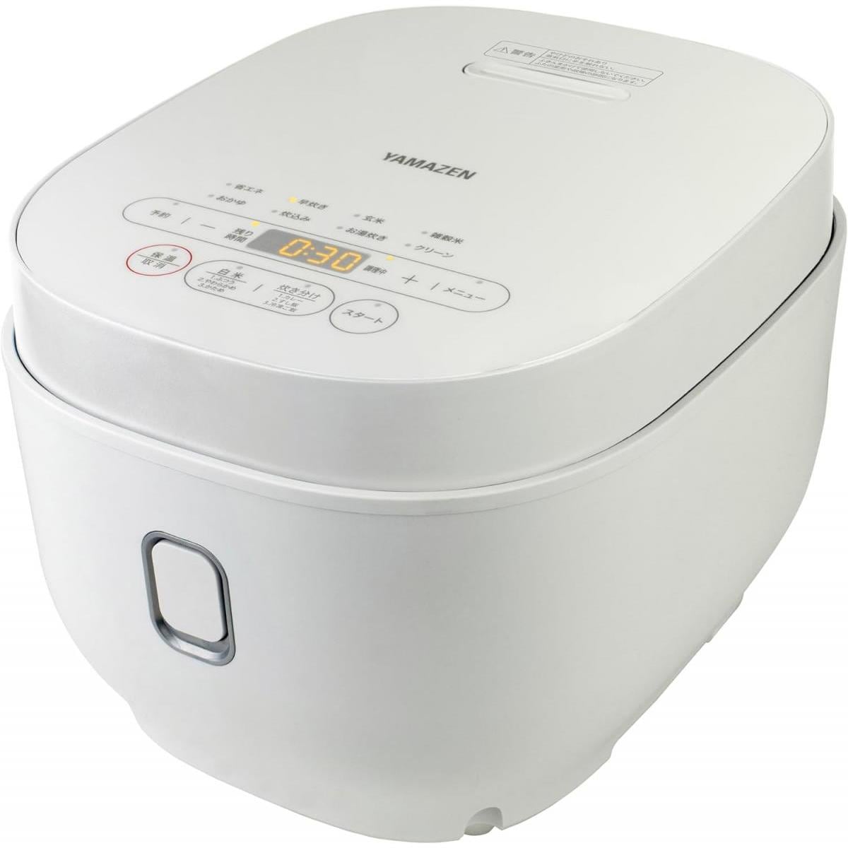 【在庫有・即納】山善 YAMAZEN 炊飯器 5.5合 マイコン式 ホワイト YJP-DM102 W 白 炊飯ジャー 新生活 一人暮らし 炊き分け