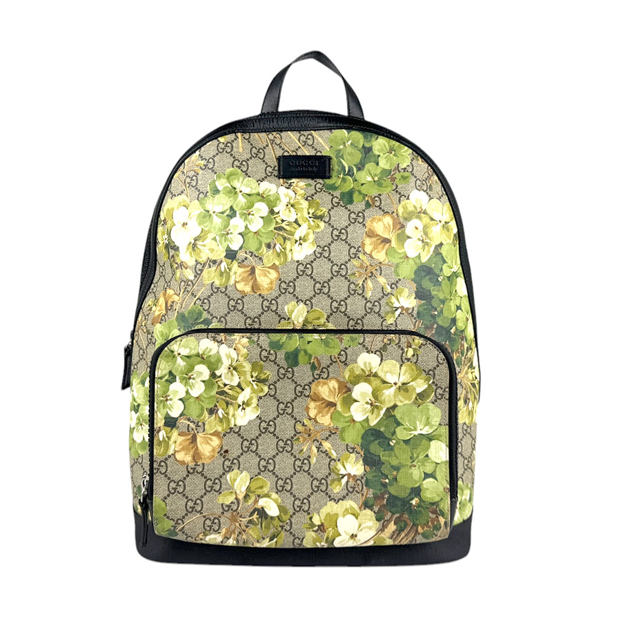グッチ GUCCI リュック GGブルームス PVC ベージュ/マルチカラー メンズ 406370 z4353