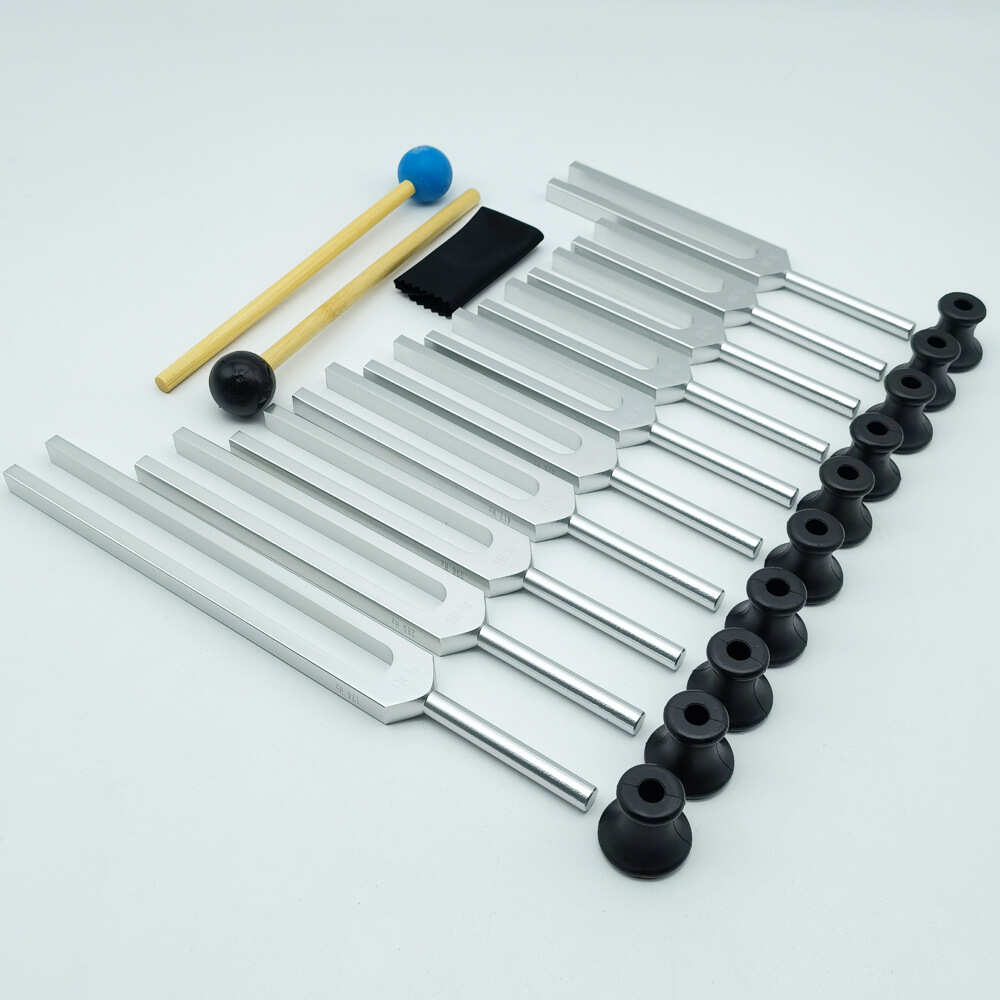 チューニングフォーク 10本セット 瞑想グッズ 音叉 付属スタンド 周波数調整 ヒーリング 音楽療法 音響測定 174HZ 285HZ 396HZ 417HZ 528HZ 639HZ 741H