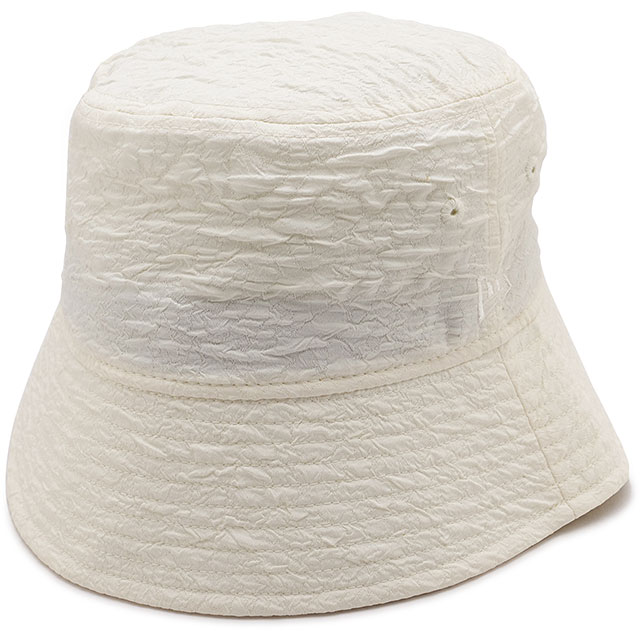 メール便 バケットハット ジャカード生地 [14388492] メンズ・レディース 帽子 セーラーハット クロームホワイト 正規取扱店