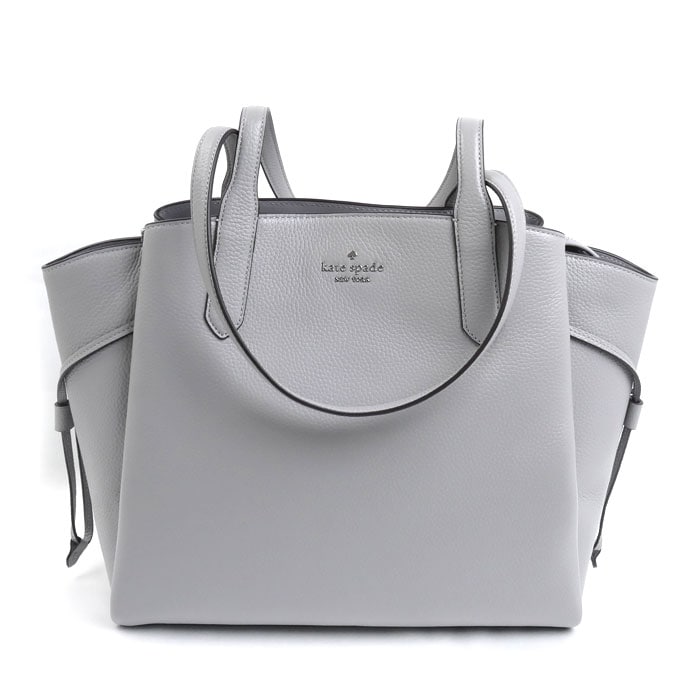 Kate Spade ケイトスペード ダンプリング ミディアム トートバッグ グレー KL012 レディース 中古 美品